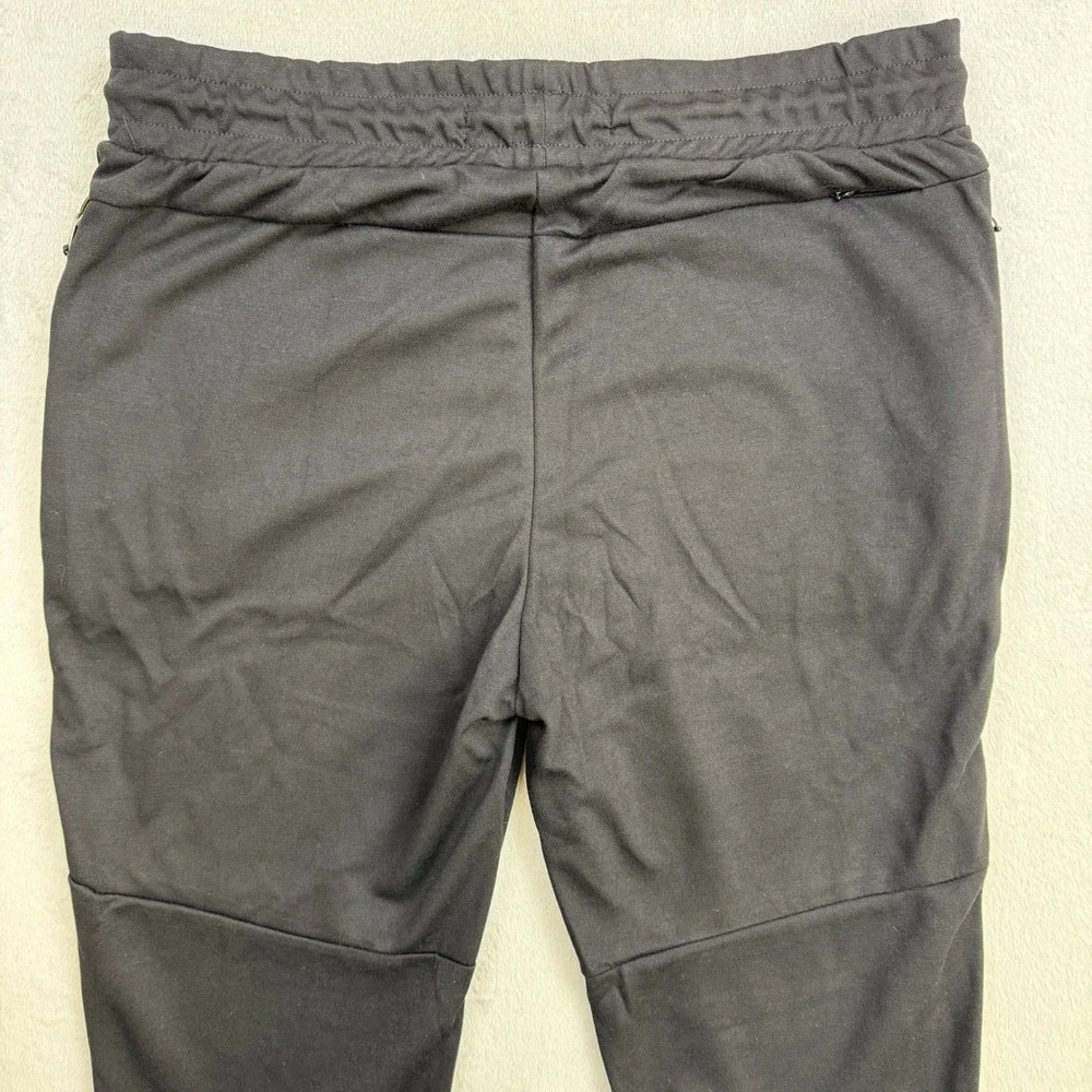 True Born Pants Mens 3XL Black Joggers Drawstring Sweatpants Athletic Activewear